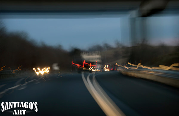 Blurred photography by artist H. Santiago