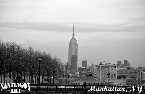 Empire State Building photography by artist H. Santiago